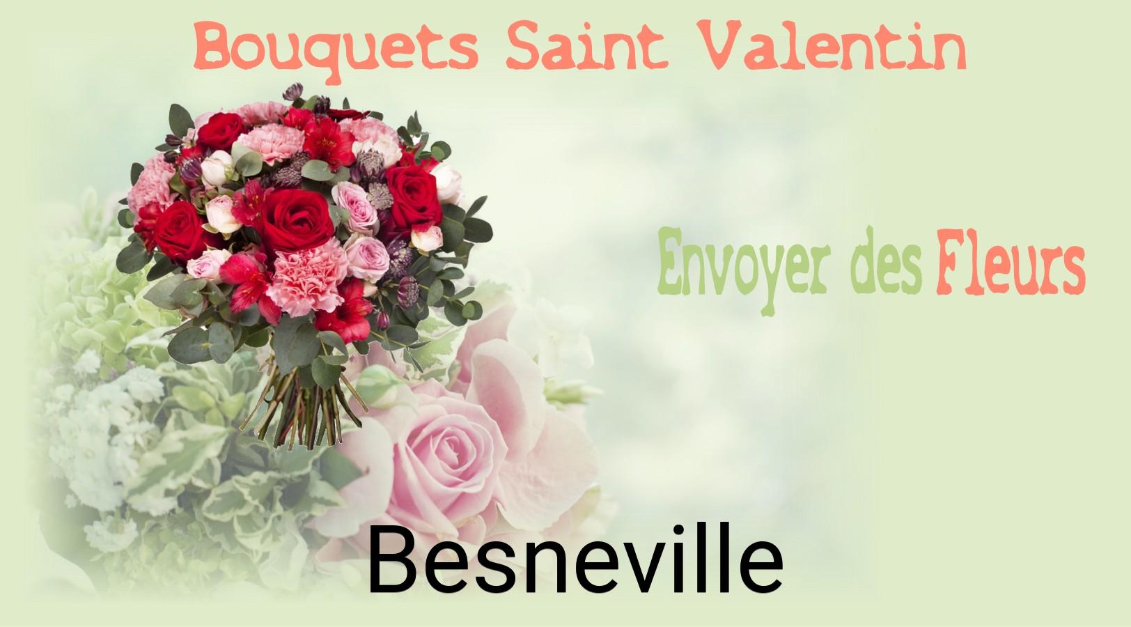 Roses de Saint-Valentin livrées à Besneville